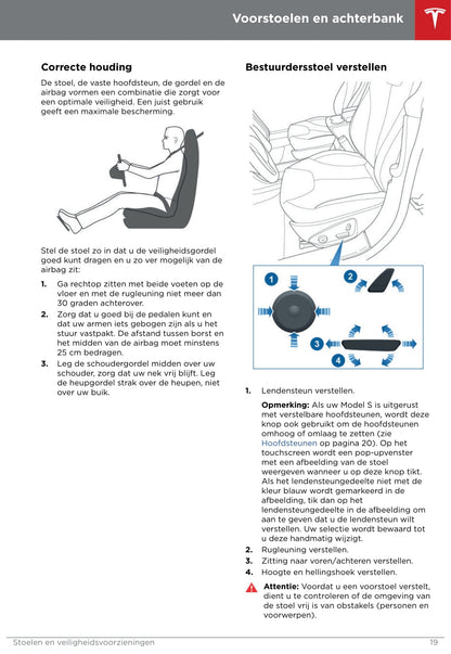 2016-2019 Tesla Model S Manuel du propriétaire | Néerlandais