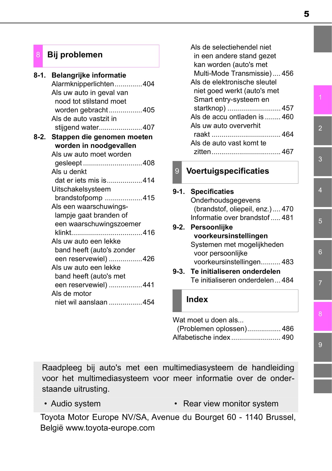 2019-2020 Toyota Aygo Owner's Manual | Dutch