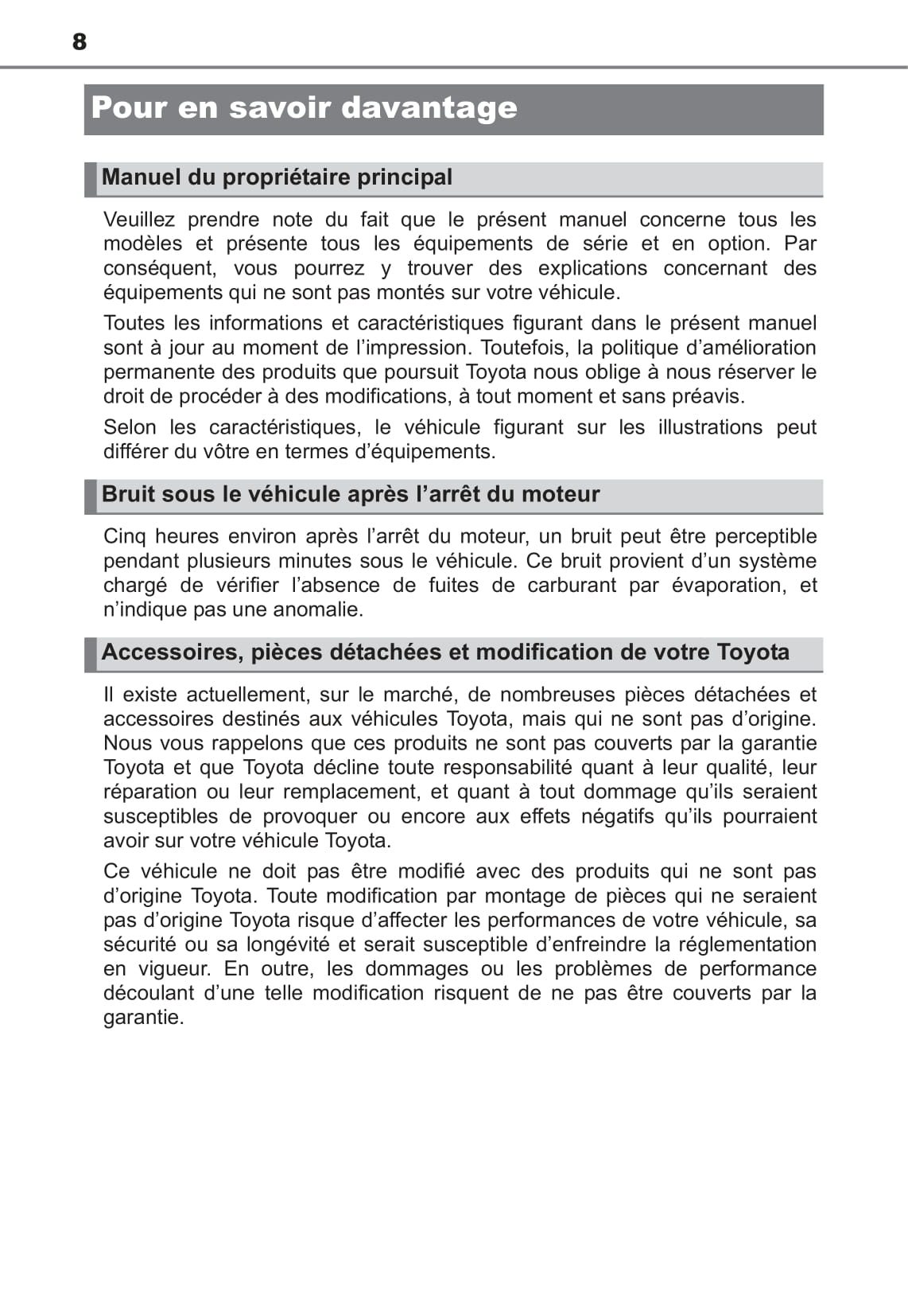 2017 Toyota Tundra Owner's Manual | French