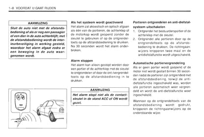 1997-2002 Daewoo Leganza Gebruikershandleiding | Nederlands