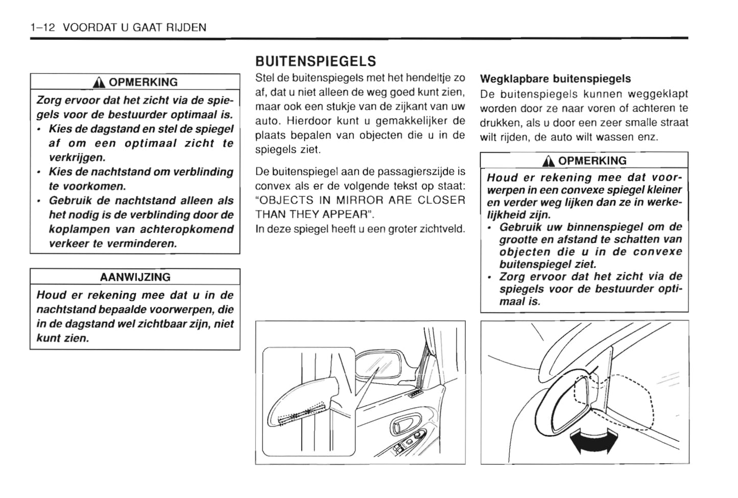 1997-2002 Daewoo Leganza Gebruikershandleiding | Nederlands