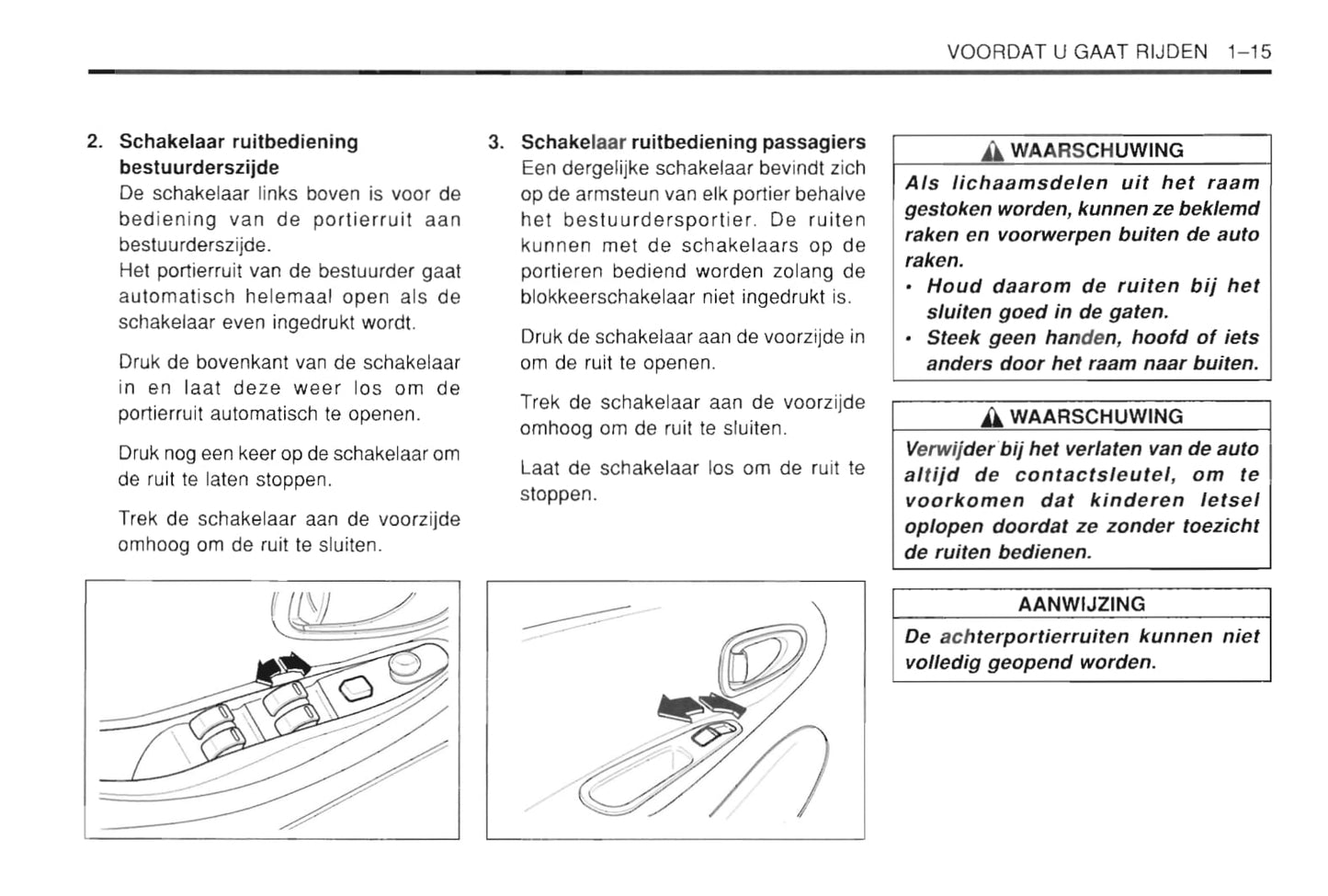 1997-2002 Daewoo Leganza Gebruikershandleiding | Nederlands