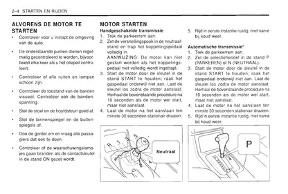 1997-2002 Daewoo Leganza Gebruikershandleiding | Nederlands