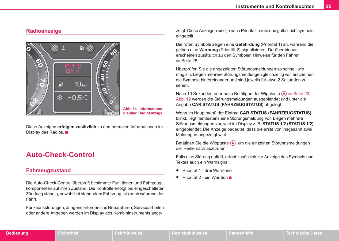 2003-2004 Skoda Suberb Gebruikershandleiding | Duits