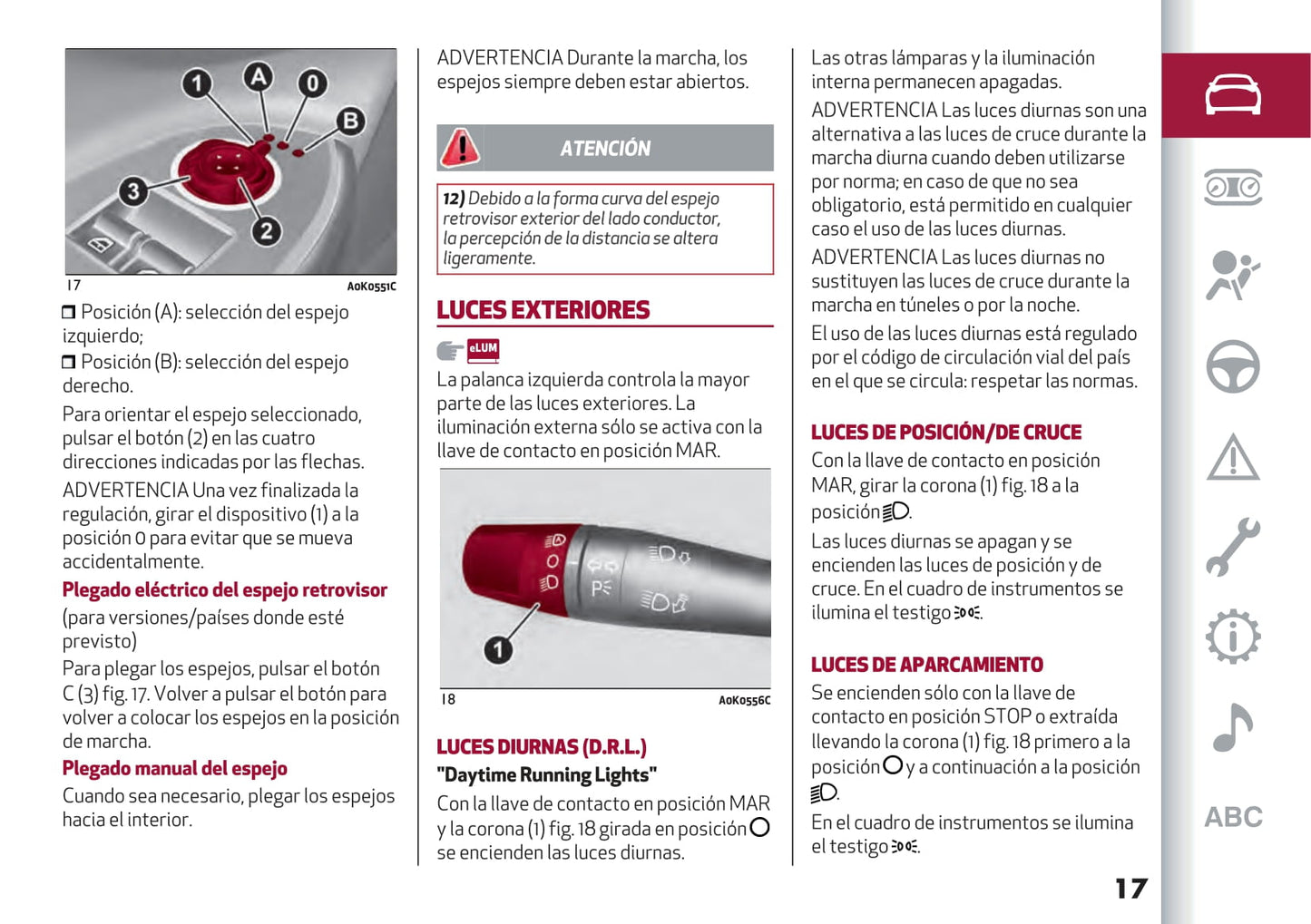 2016-2021 Alfa Romeo Giulietta Manuel du propriétaire | Espagnol