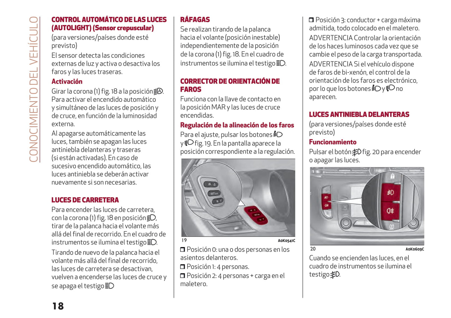 2016-2021 Alfa Romeo Giulietta Manuel du propriétaire | Espagnol