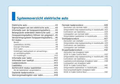 2016-2017 Hyundai Ioniq Electric Gebruikershandleiding | Nederlands