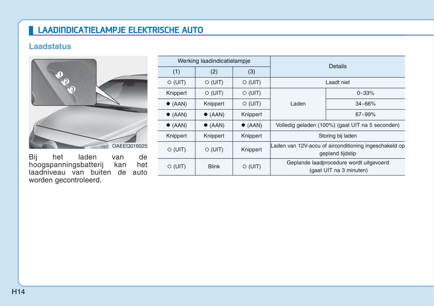 2016-2017 Hyundai Ioniq Electric Gebruikershandleiding | Nederlands