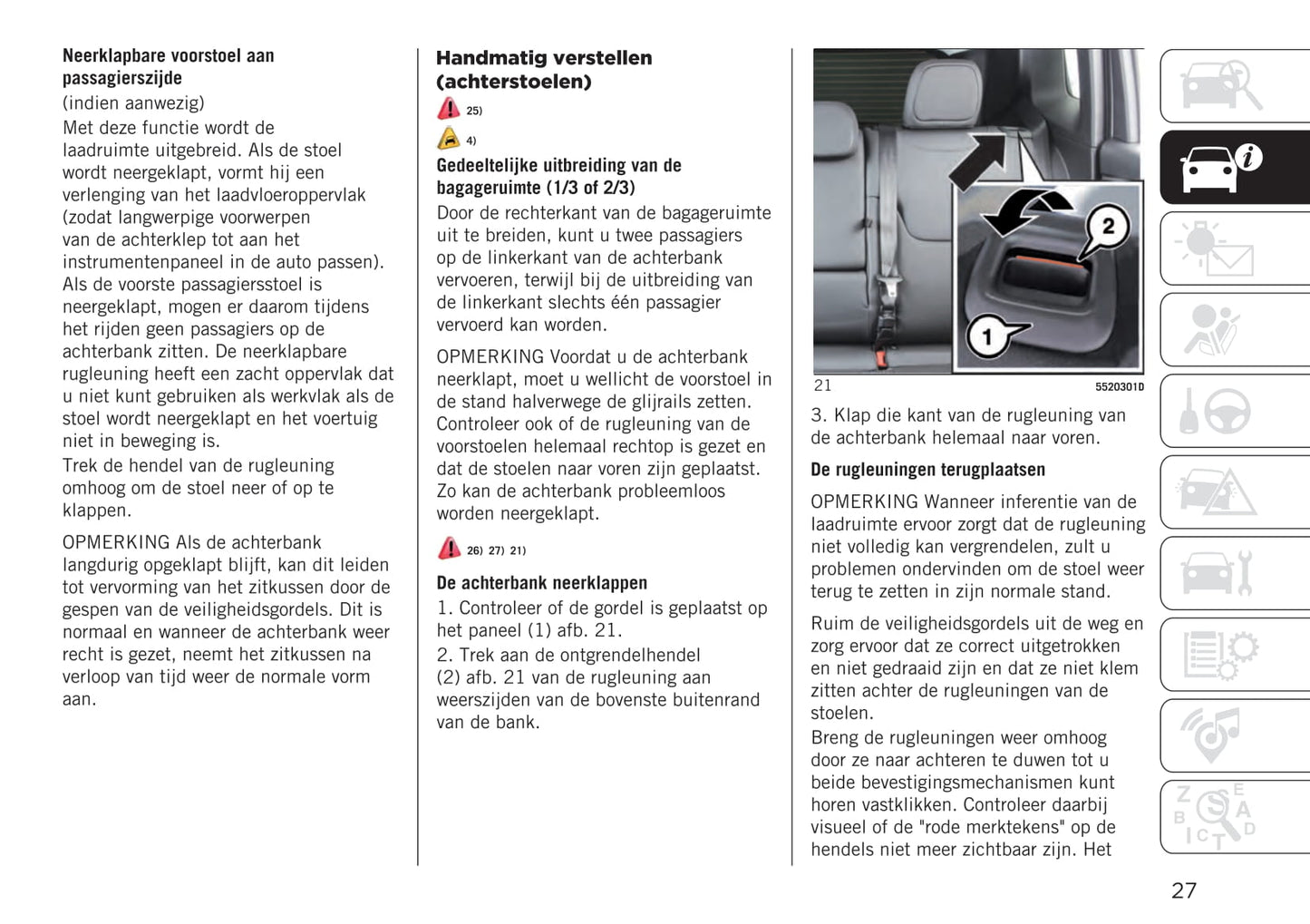 2020-2021 Jeep Compass Owner's Manual | Dutch