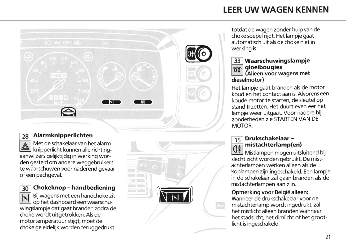 1986-1990 Ford Escort Gebruikershandleiding | Nederlands