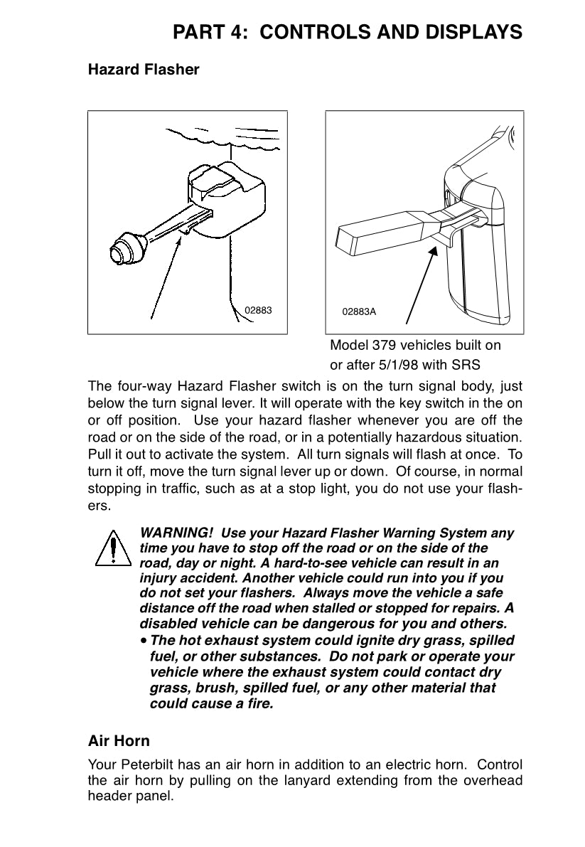 Peterbilt Operator's Owner's Manual