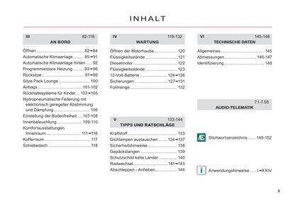 2006-2013 Citroën C6 Manuel du propriétaire | Allemand