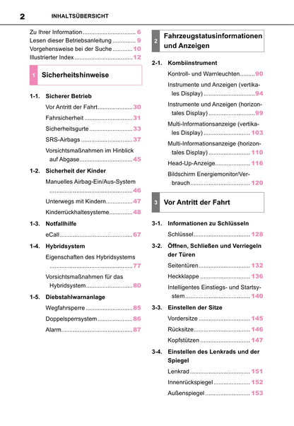 2020-2021 Toyota Yaris Hybrid Owner's Manual | German