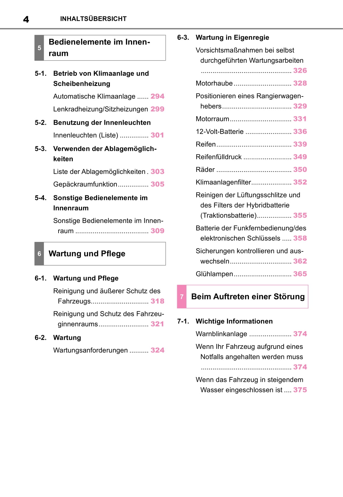 2020-2021 Toyota Yaris Hybrid Owner's Manual | German