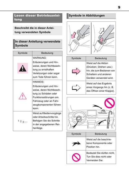 2020-2021 Toyota Yaris Hybrid Owner's Manual | German