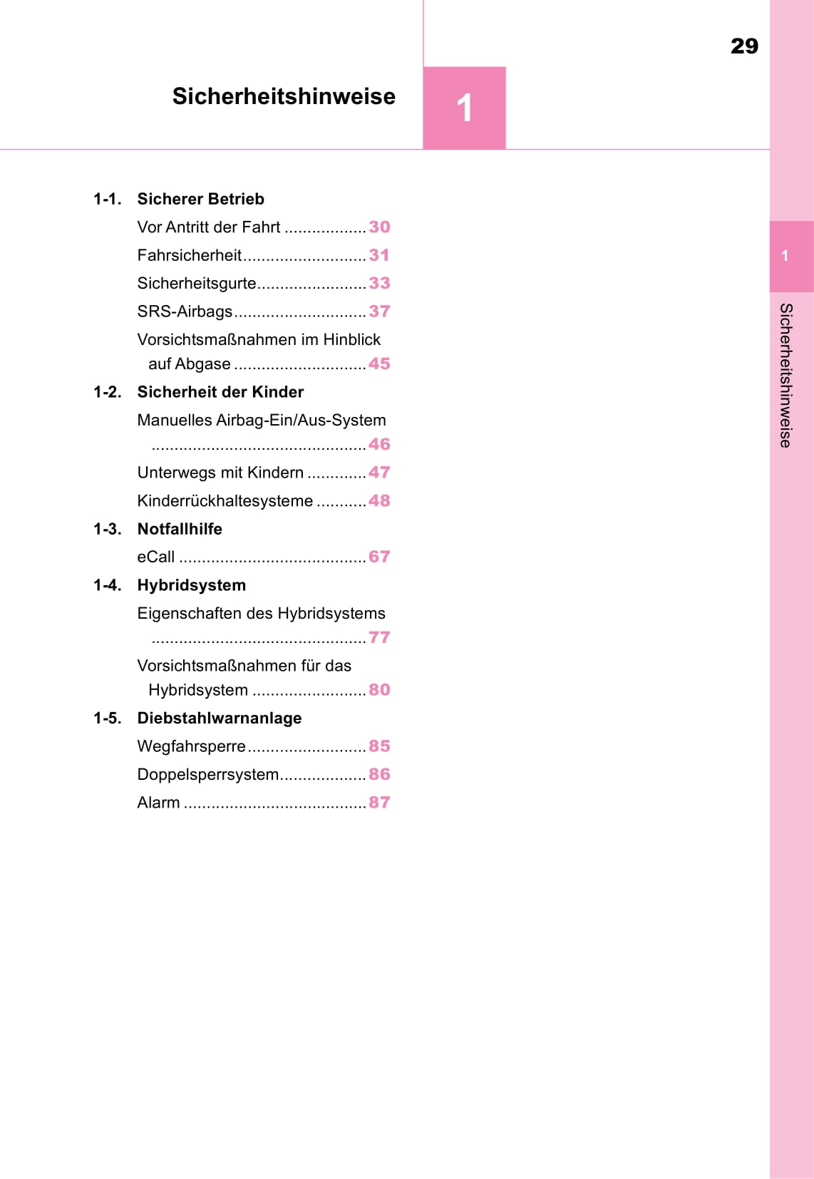 2020-2021 Toyota Yaris Hybrid Owner's Manual | German