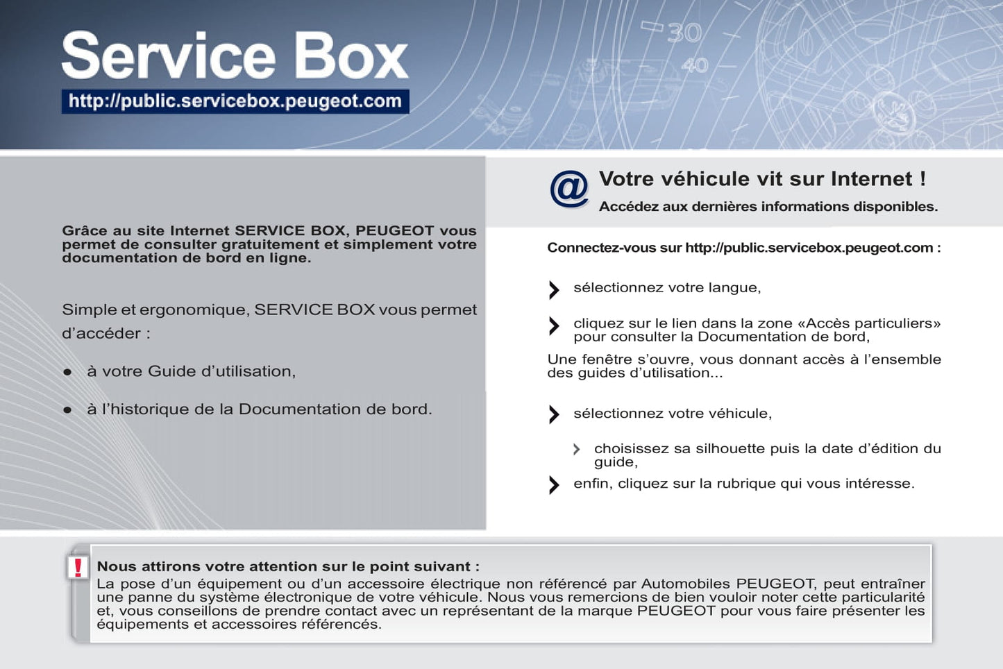 2010-2011 Peugeot 308 Owner's Manual | French