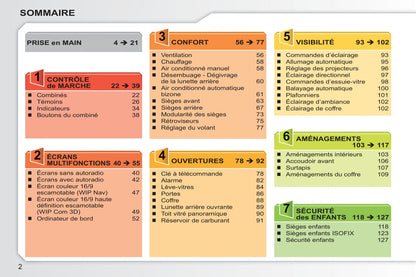 2010-2011 Peugeot 308 Owner's Manual | French