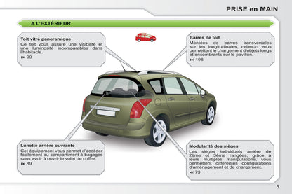 2010-2011 Peugeot 308 Owner's Manual | French