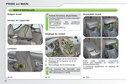 2010-2011 Peugeot 308 Owner's Manual | French