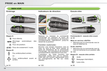 2010-2011 Peugeot 308 Owner's Manual | French