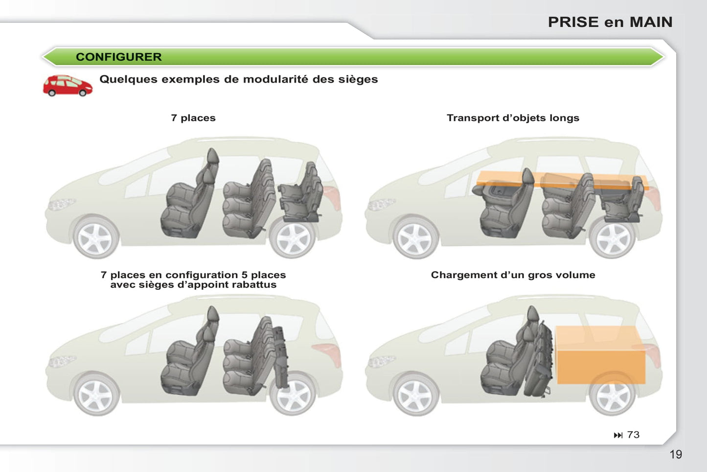 2010-2011 Peugeot 308 Owner's Manual | French