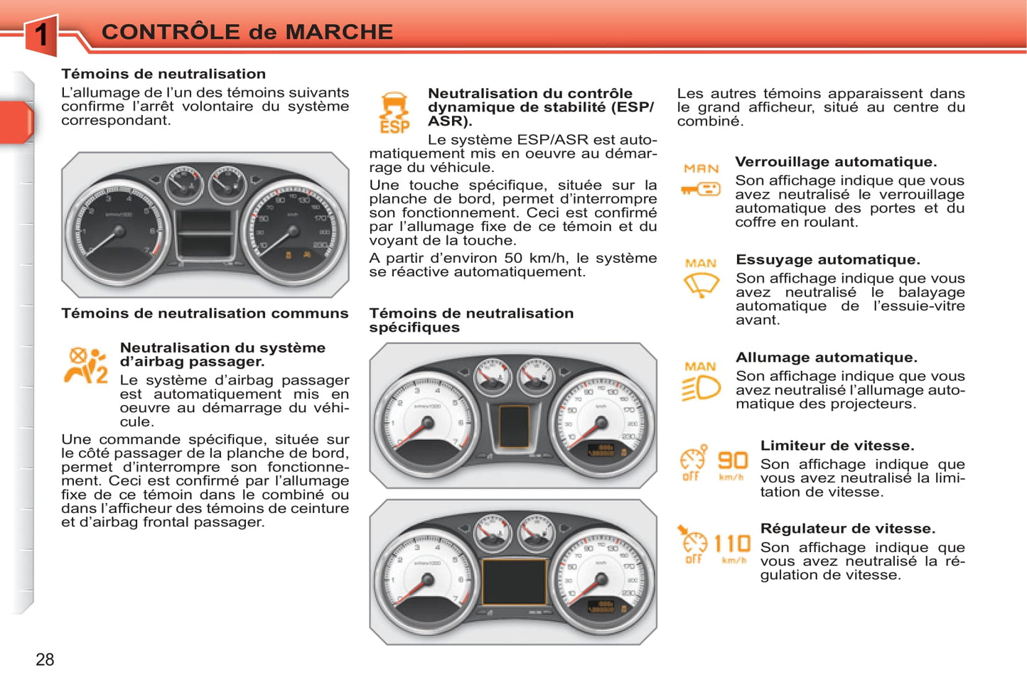 2010-2011 Peugeot 308 Owner's Manual | French