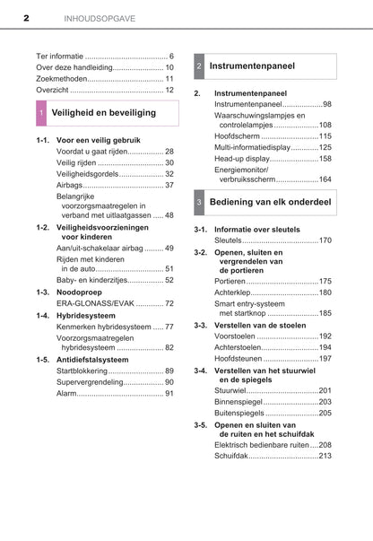 2021-2022 Toyota Prius Owner's Manual | Dutch