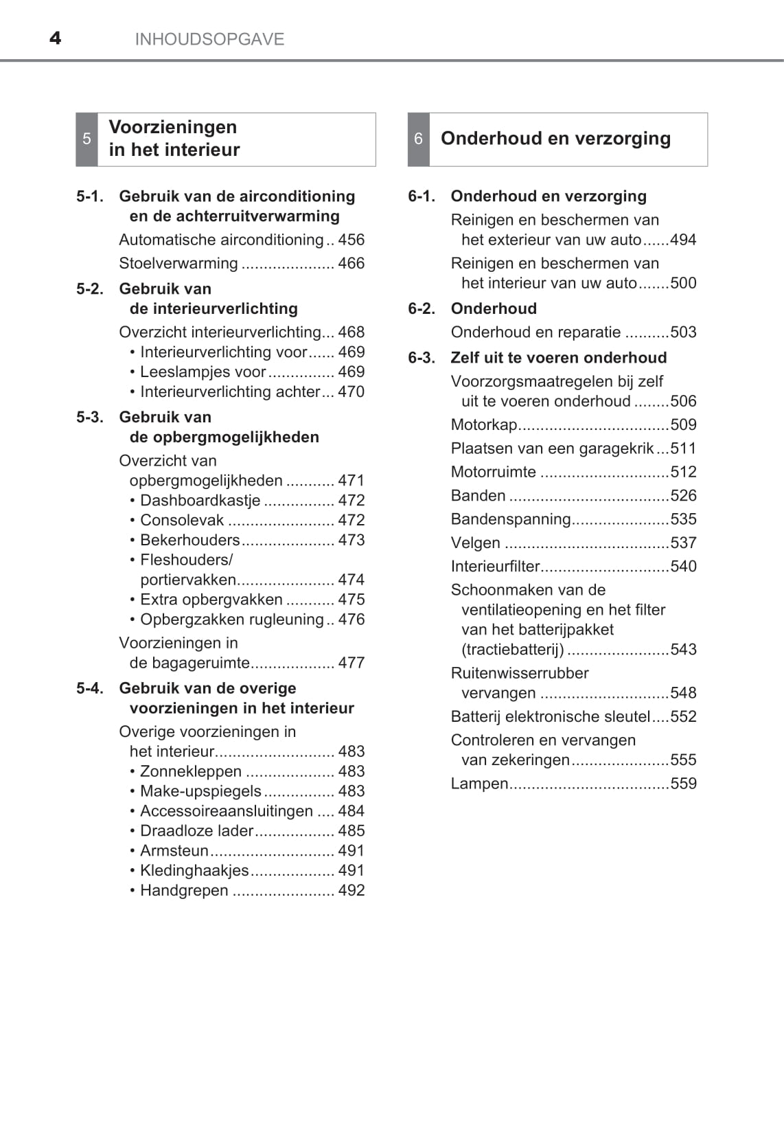 2021-2022 Toyota Prius Owner's Manual | Dutch