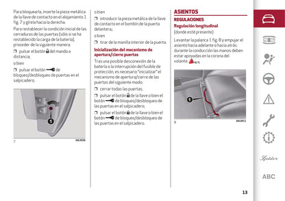 2016-2018 Alfa Romeo 4C Manuel du propriétaire | Espagnol