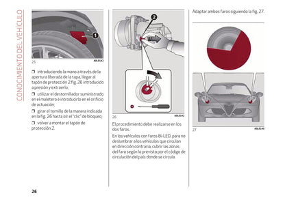 2016-2018 Alfa Romeo 4C Manuel du propriétaire | Espagnol