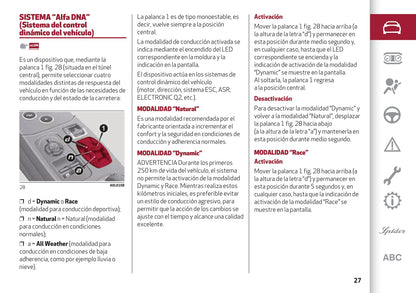 2016-2018 Alfa Romeo 4C Manuel du propriétaire | Espagnol