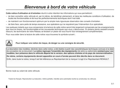 2010-2011 Renault Laguna Owner's Manual | French