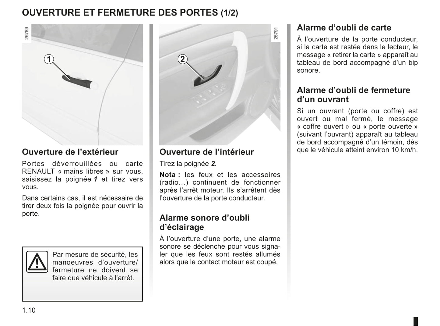 2010-2011 Renault Laguna Owner's Manual | French