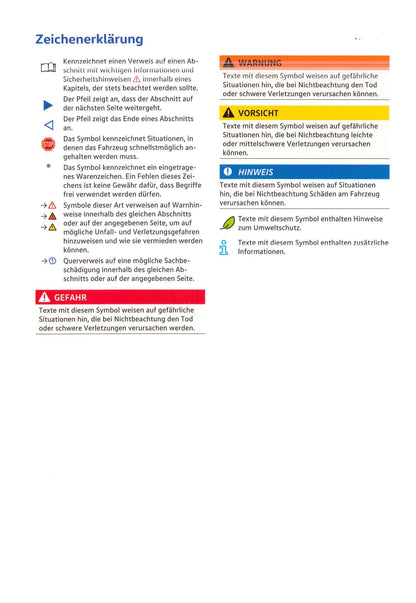 2016-2020 Volkswagen Tiguan Owner's Manual | German