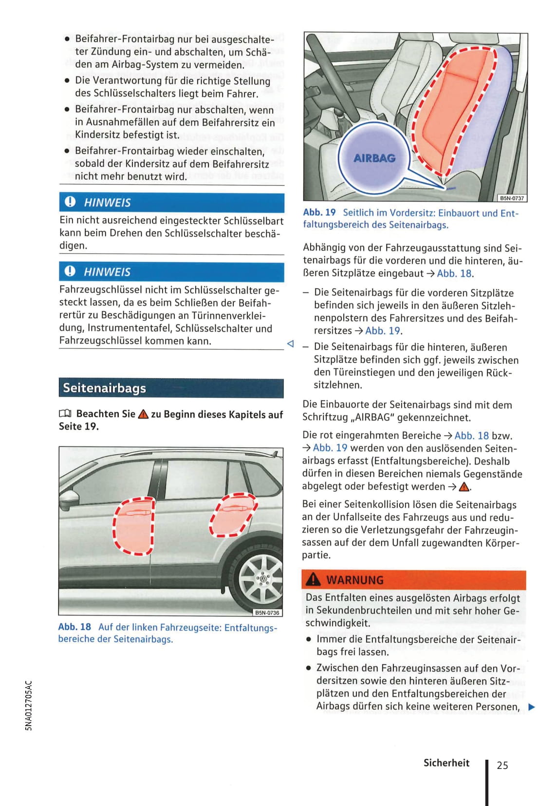 2016-2020 Volkswagen Tiguan Owner's Manual | German