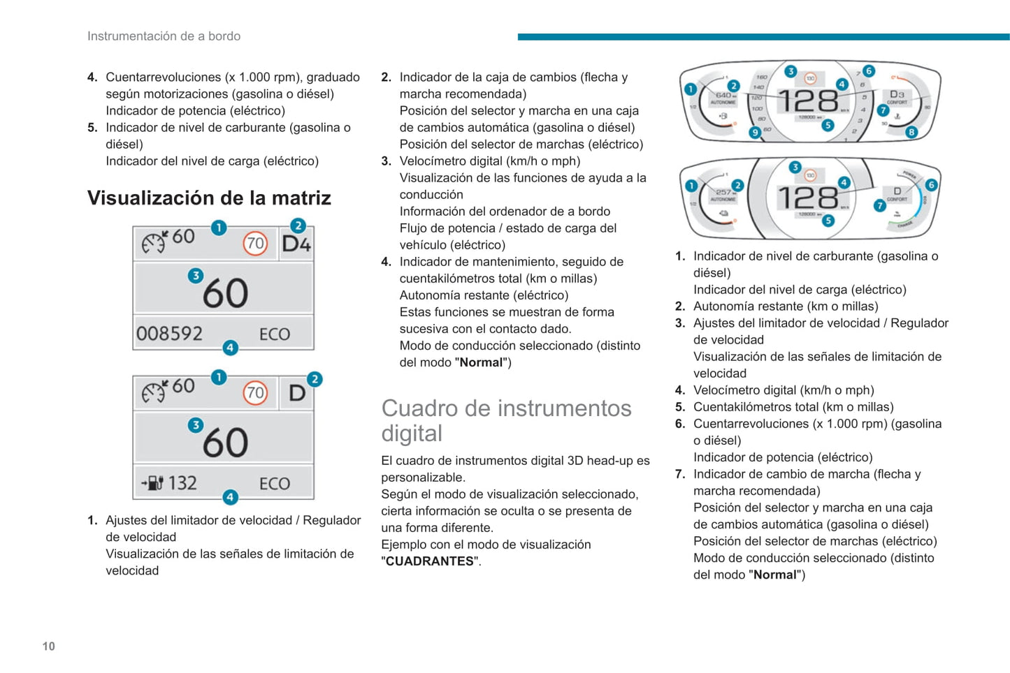 2021-2023 Peugeot 208/e-208 Owner's Manual | Spanish