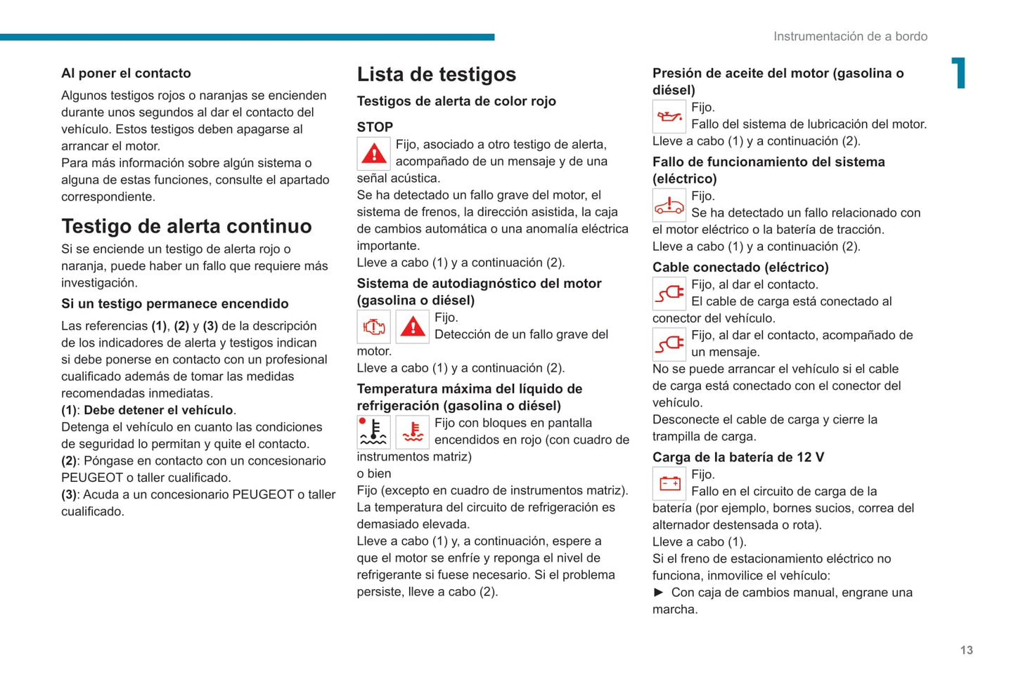 2021-2023 Peugeot 208/e-208 Owner's Manual | Spanish