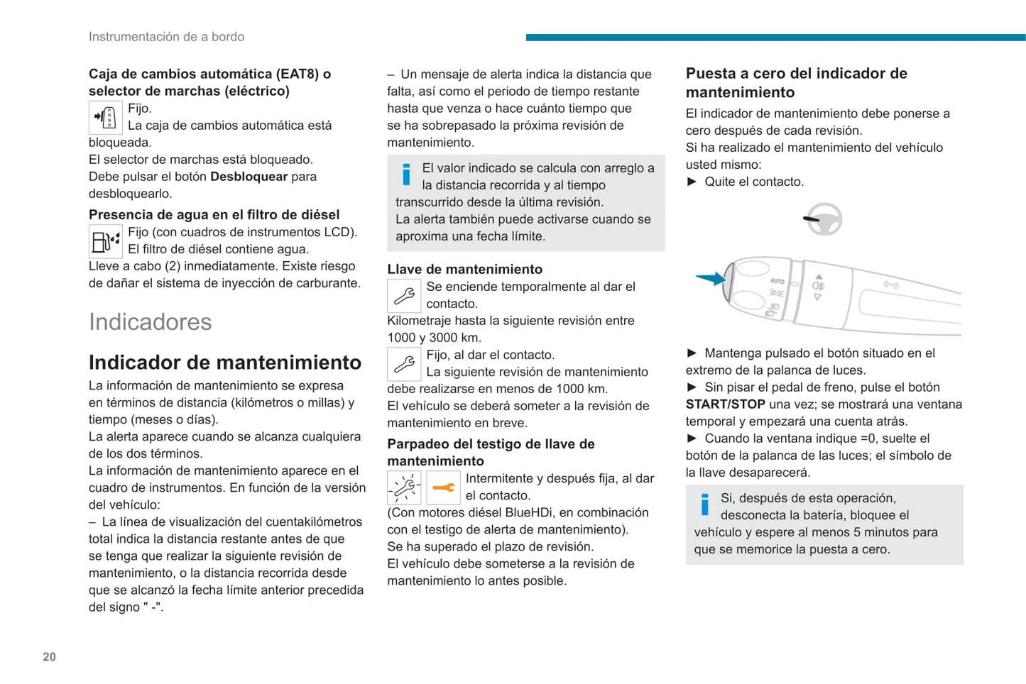 2021-2023 Peugeot 208/e-208 Owner's Manual | Spanish