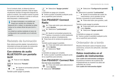 2021-2023 Peugeot 208/e-208 Owner's Manual | Spanish