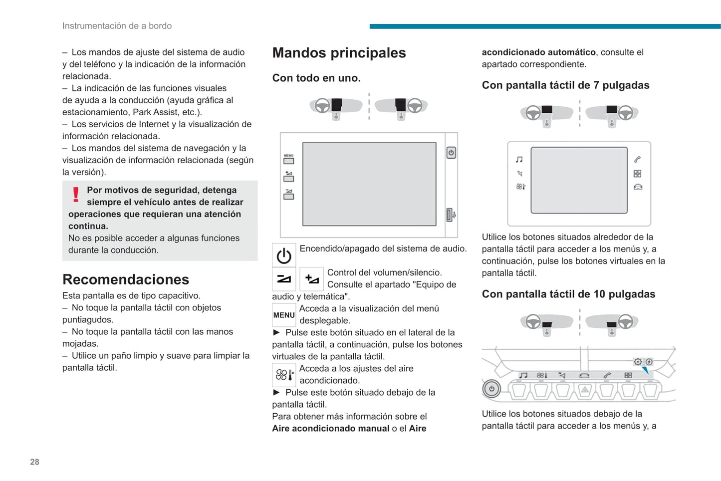 2021-2023 Peugeot 208/e-208 Owner's Manual | Spanish