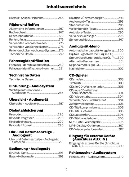 2011-2012 Ford Galaxy/S-Max Owner's Manual | German