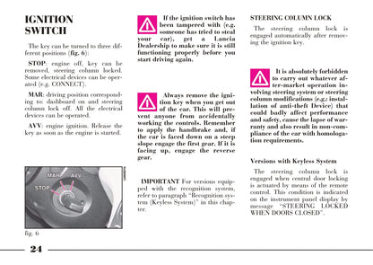 2008-2012 Lancia Thesis Gebruikershandleiding | Engels