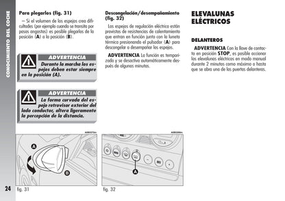 2004-2007 Alfa Romeo 156 Owner's Manual | Spanish