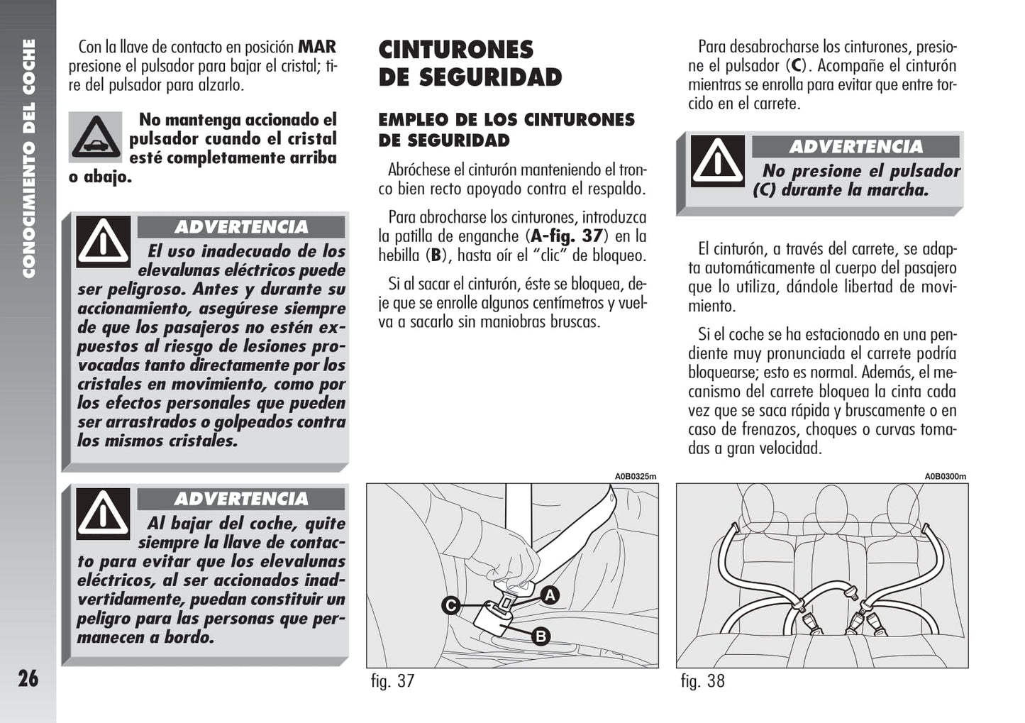 2004-2007 Alfa Romeo 156 Owner's Manual | Spanish