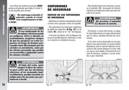 2004-2007 Alfa Romeo 156 Owner's Manual | Spanish