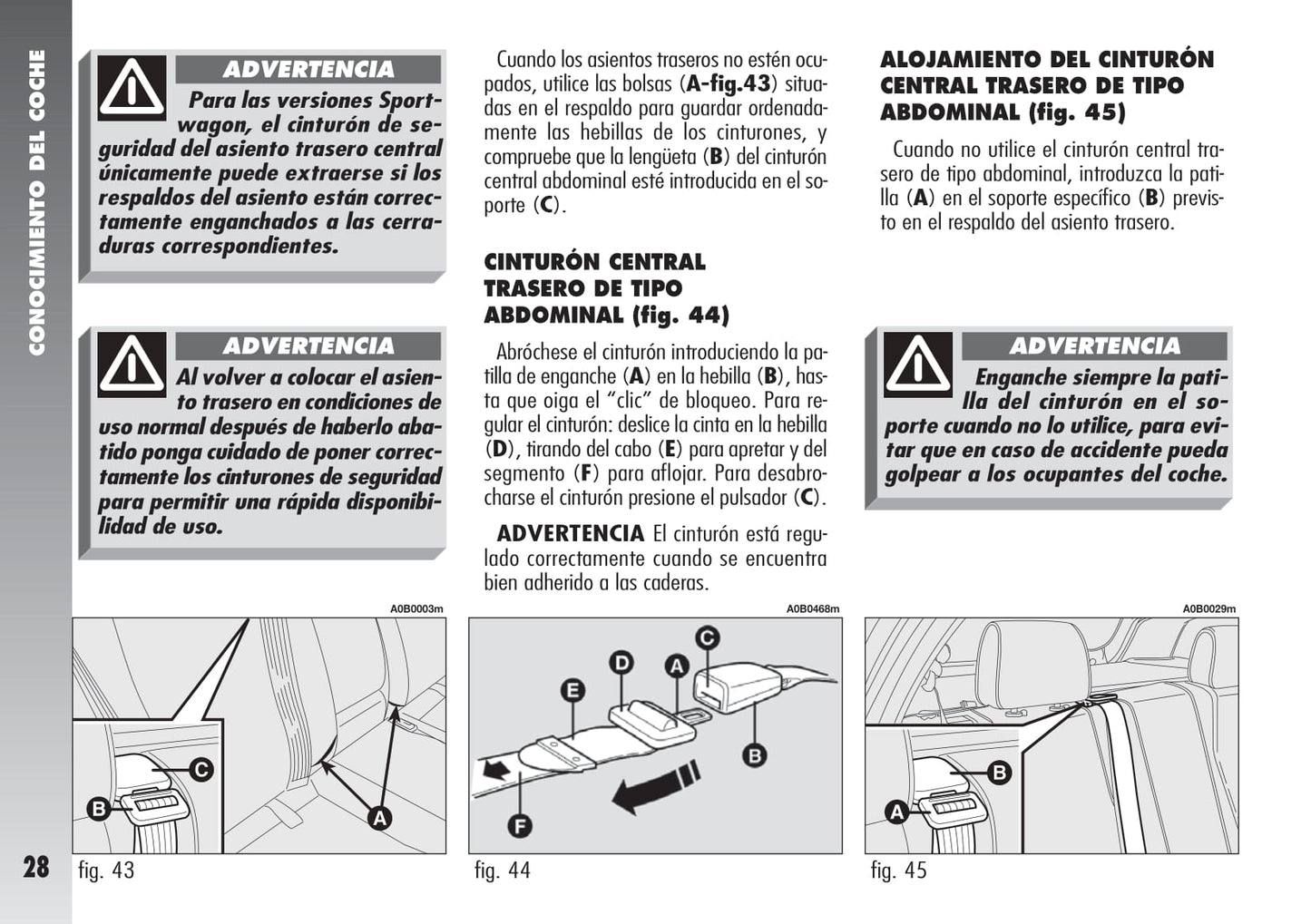 2004-2007 Alfa Romeo 156 Owner's Manual | Spanish