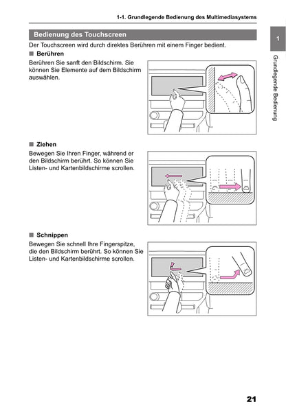 Toyota bZ4X Multimedia Bedienungsanleitung 2022 - 2023