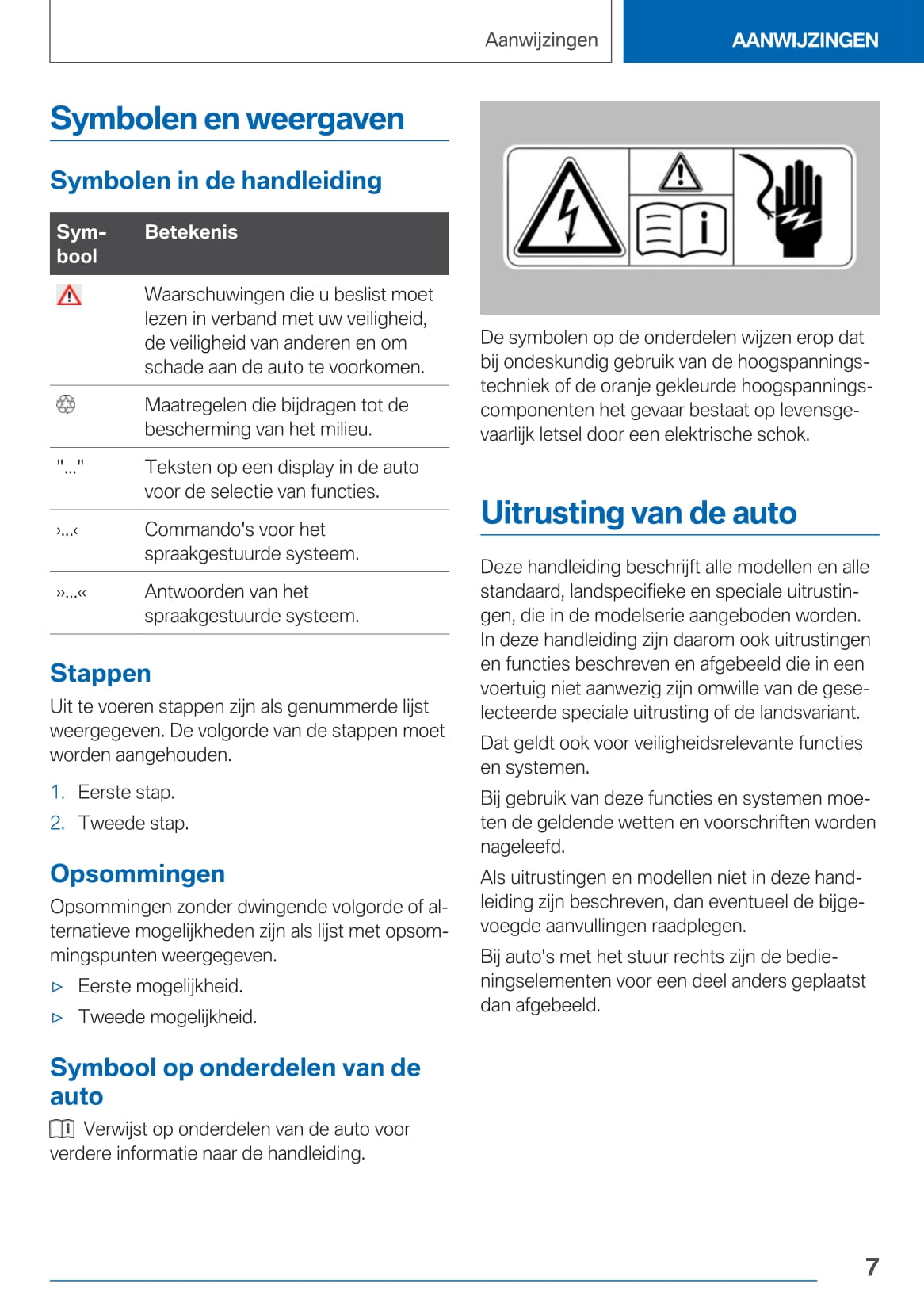 2020 BMW X3 Plug-in Hybrid Owner's Manual | Dutch