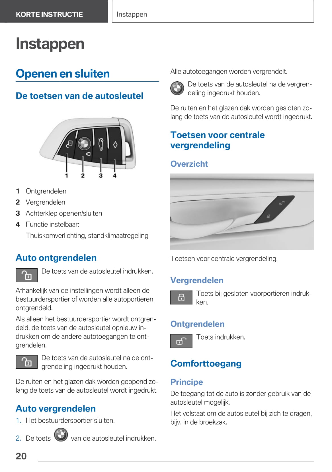 2020 BMW X3 Plug-in Hybrid Owner's Manual | Dutch